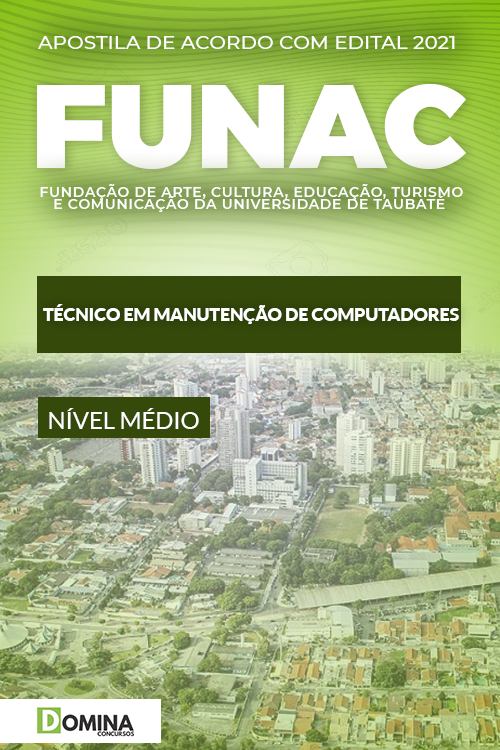 Apostila FUNAC SP 2021 Técnico Manutenção Computadores