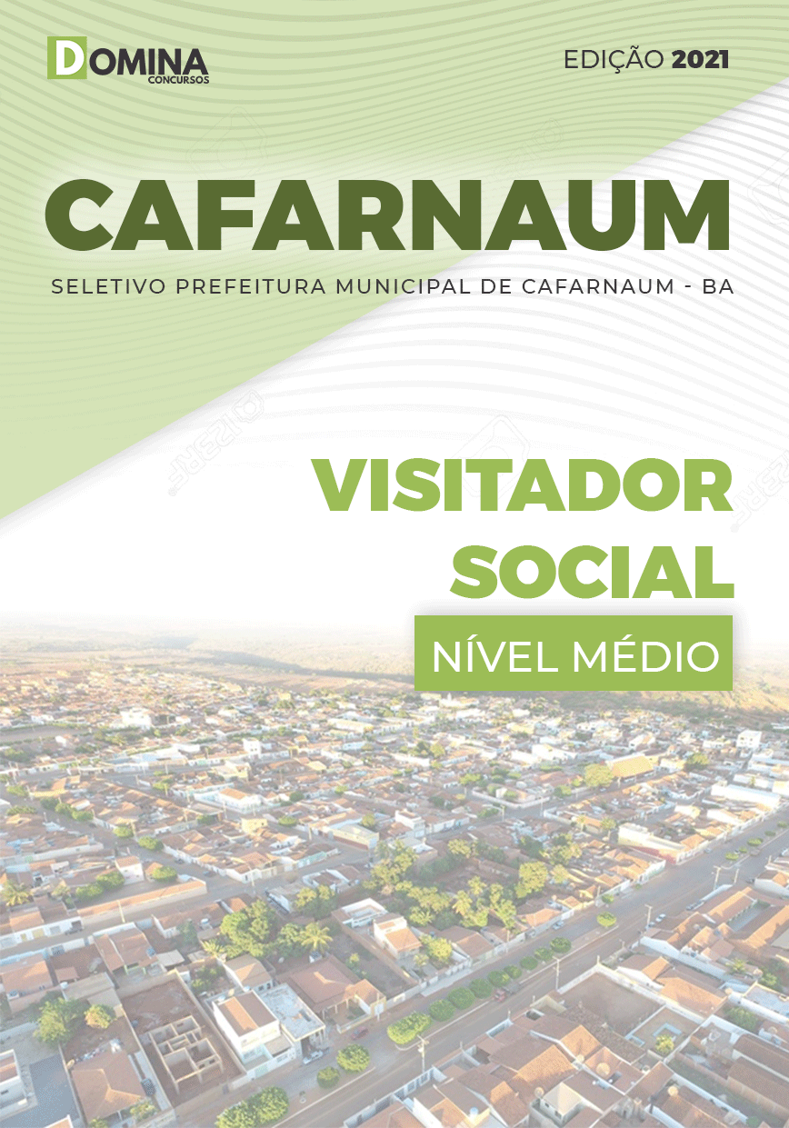 Apostila Seletivo Pref Cafarnaum BA 2021 Visitador Social