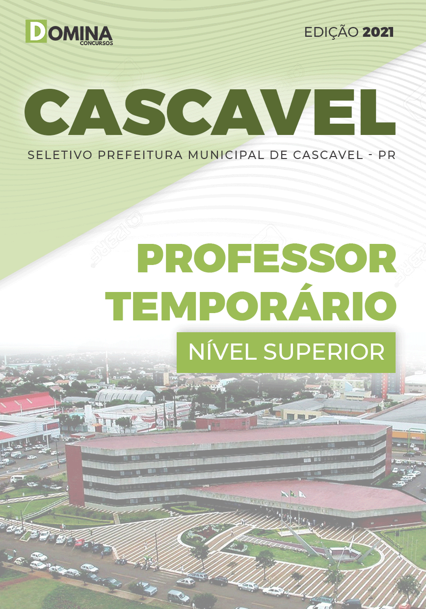Apostila Pref Cascavel PR 2021 Professor Temporário