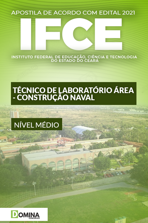 Apostila IFCE 2021 Técnico de Laboratório Construção Naval