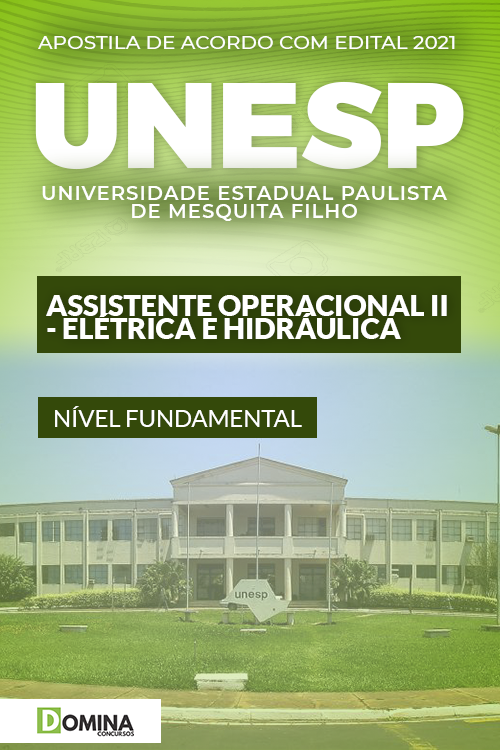 Apostila UNESP IBCI 2022 Assistente II Elétrica e Hidráulica