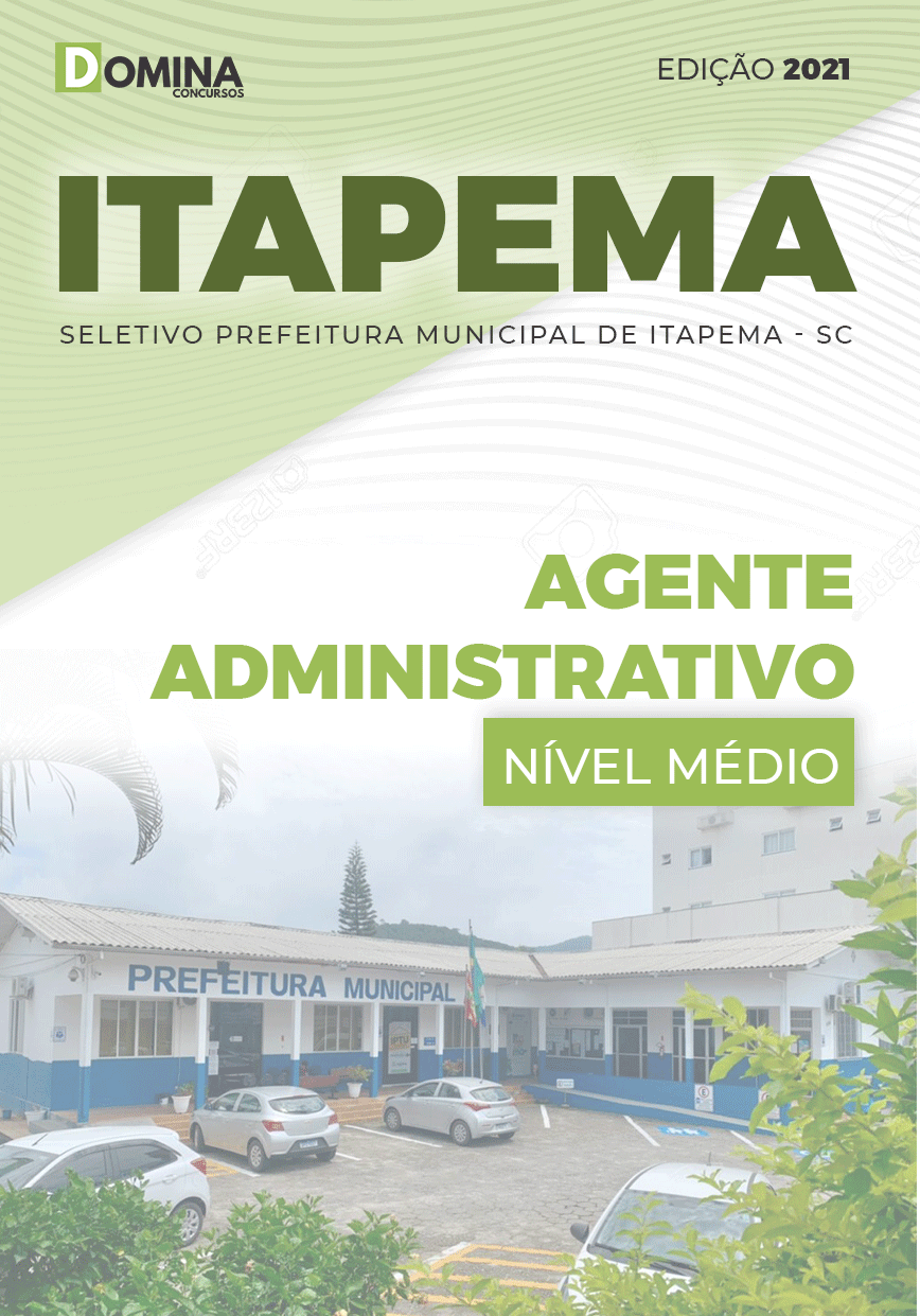 Apostila Seletivo Itapema SC 2021 Agente Administrativo