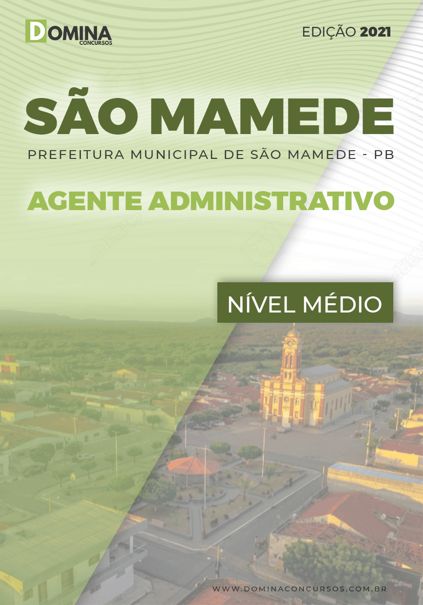 Apostila Pref São Mamede PB 2021 Agente Administrativo