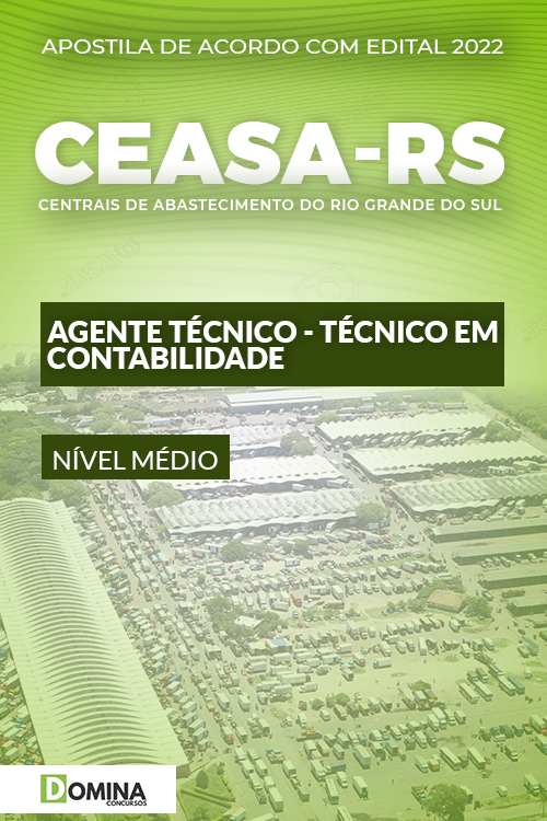 Apostila CEASA RS 2021 Agente Técnico em Contabilidade