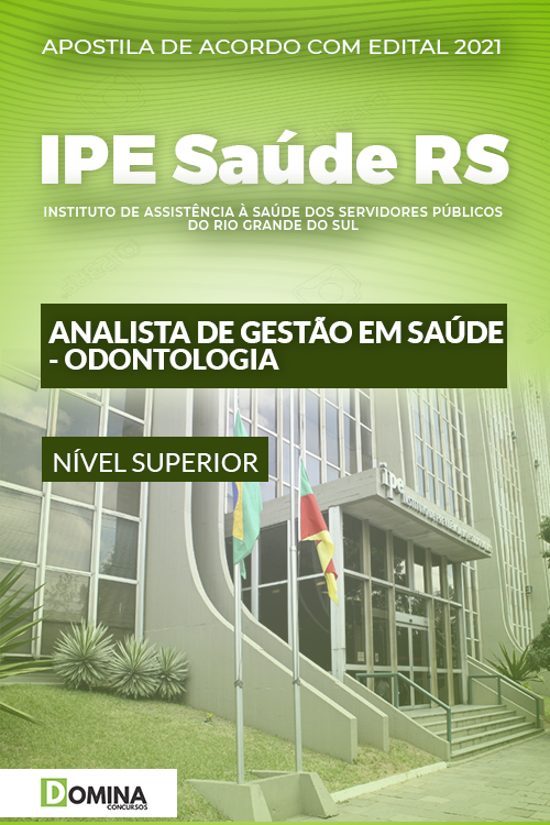 Apostila Concurso IPE Saúde RS 2022 Analista Odontologia