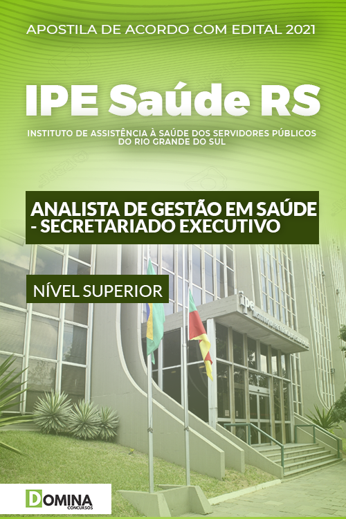 Apostila IPE Saúde RS 2022 Analista Secretariado Executivo