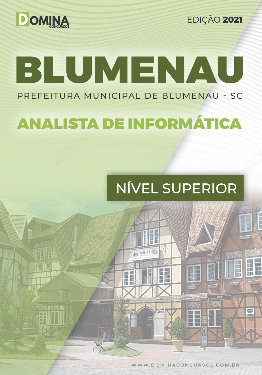 Apostila Concurso Blumenau SC 2022 Analista de Informática