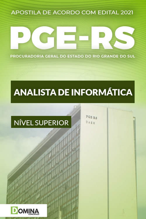 Apostila Concurso PGE RS 2021 Analista de Informática