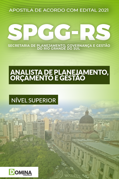 Apostila SPGG RS 2022 Analista Planejamento Orçamento Gestão