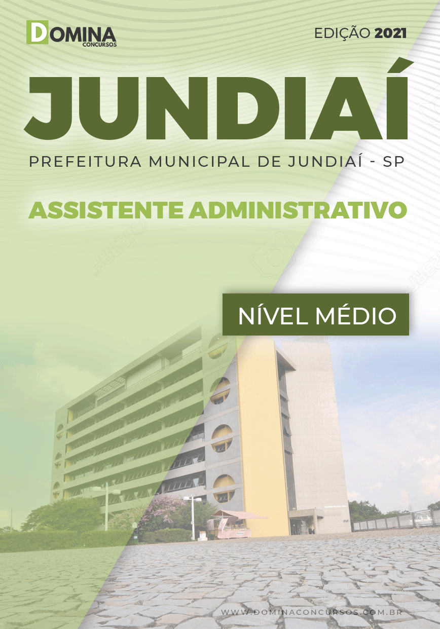 Apostila Concurso Jundiaí SP 2022 Assistente Administrativo