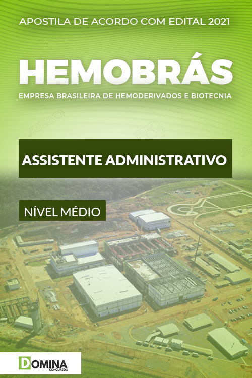 Apostila Concurso Hemobrás 2021 Assistente Administrativo