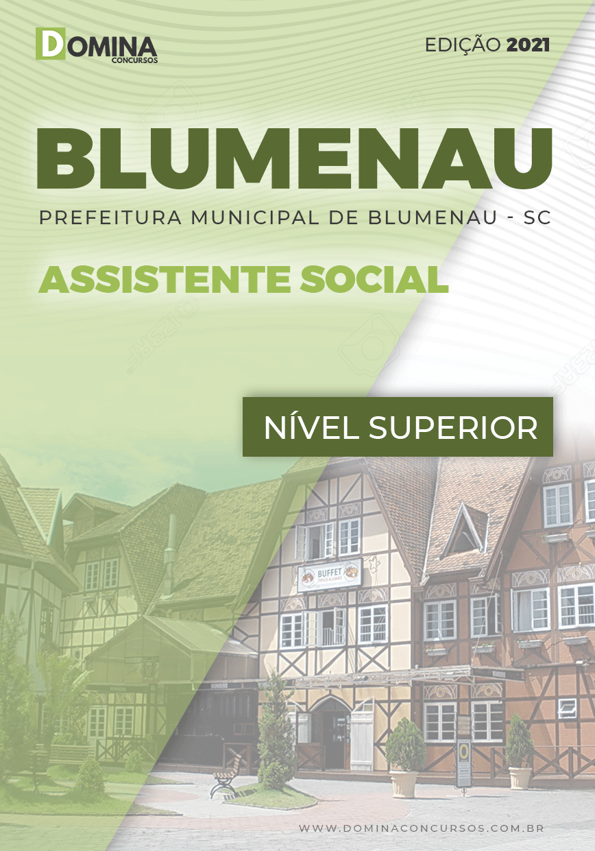 Apostila Concurso Prefeitura Blumenau SC 2022 Assistente Social
