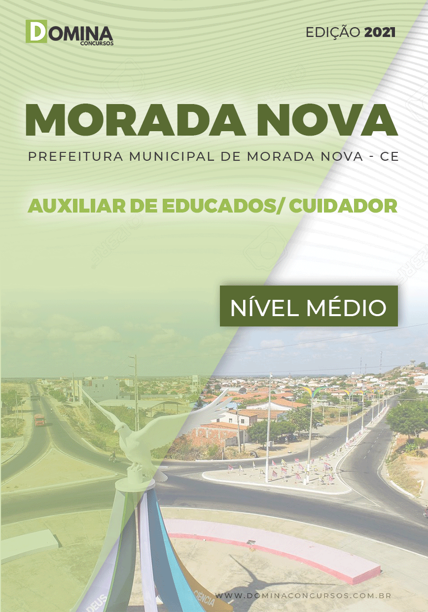 Apostila Pref Morada Nova CE 2021 Auxiliar Educados Cuidador