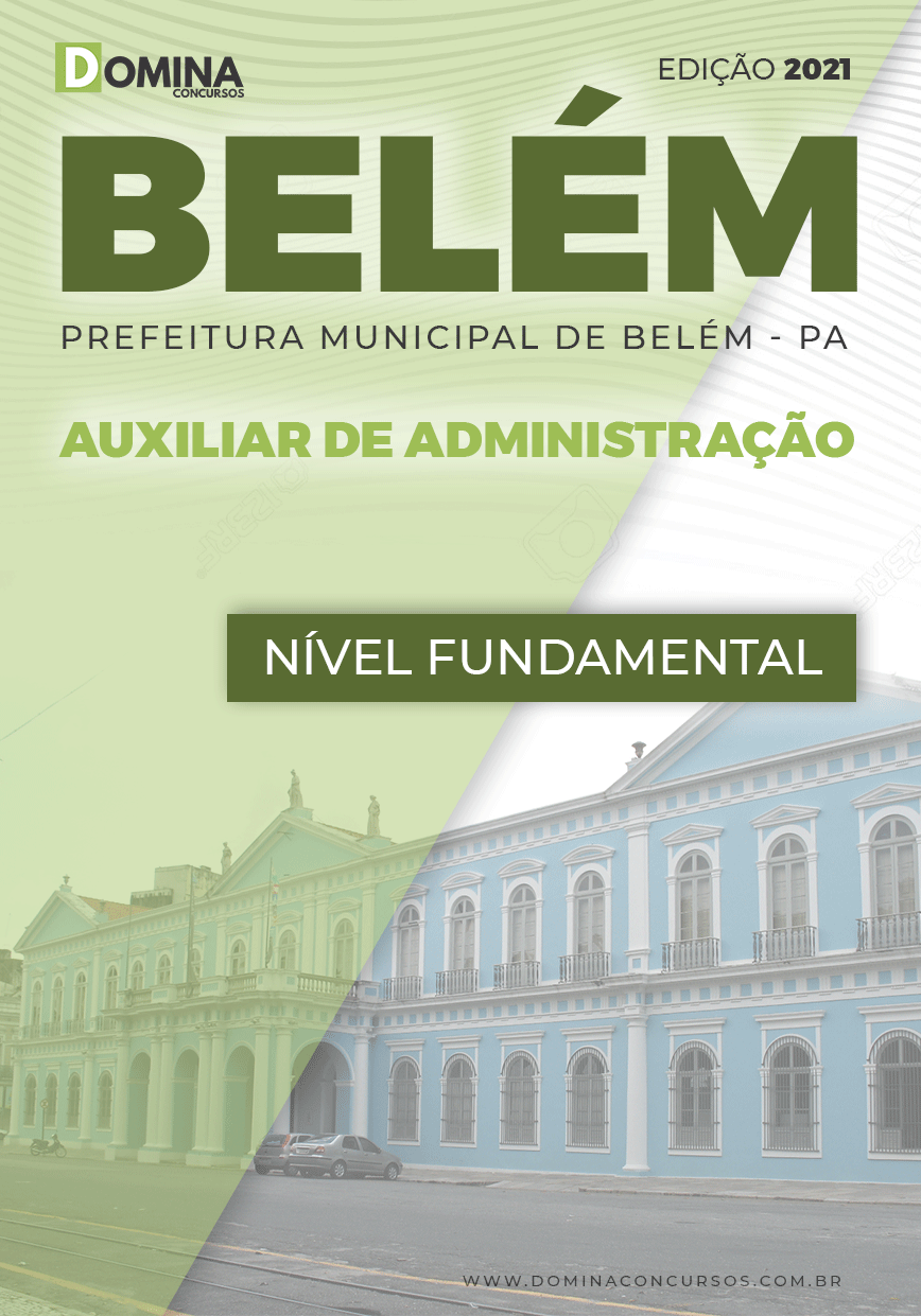 Apostila Pref Belém PA 2021 Auxiliar de Administração