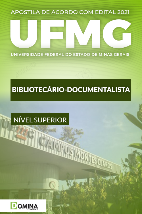 Apostila Concurso UFMG 2021 Bibliotecário Documentalista