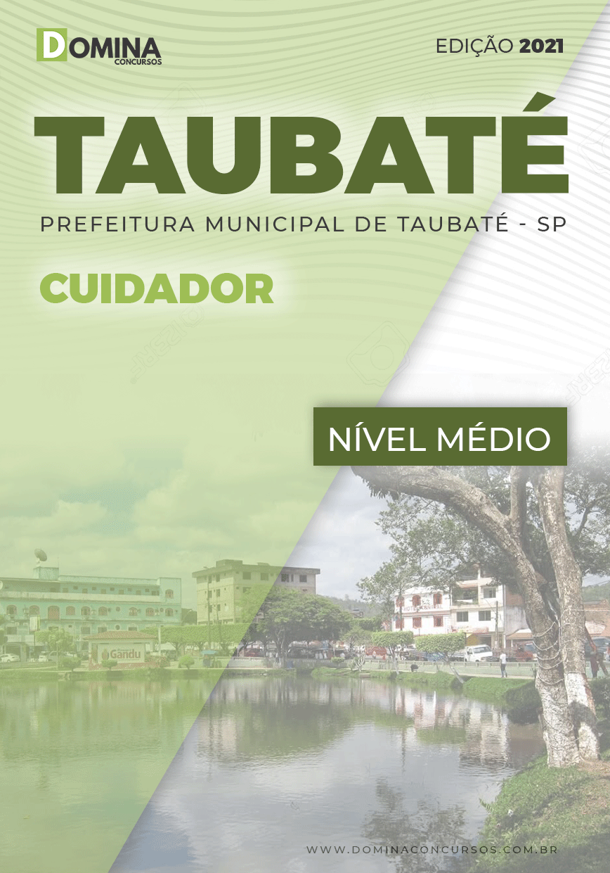 Apostila Concurso Prefeitura de Taubaté SP 2022 Cuidador