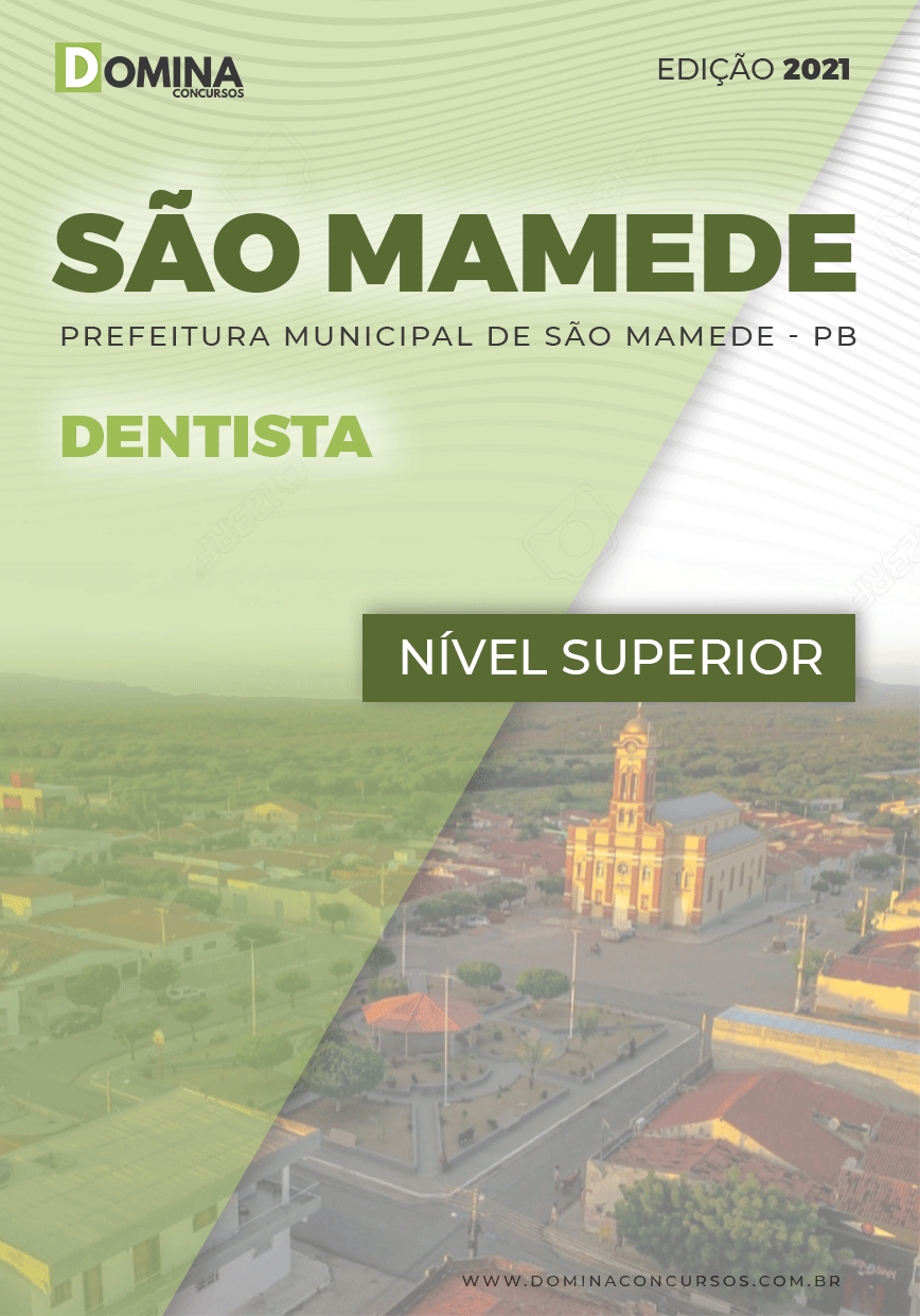 Apostila Concurso Pref São Mamede PB 2021 Dentista