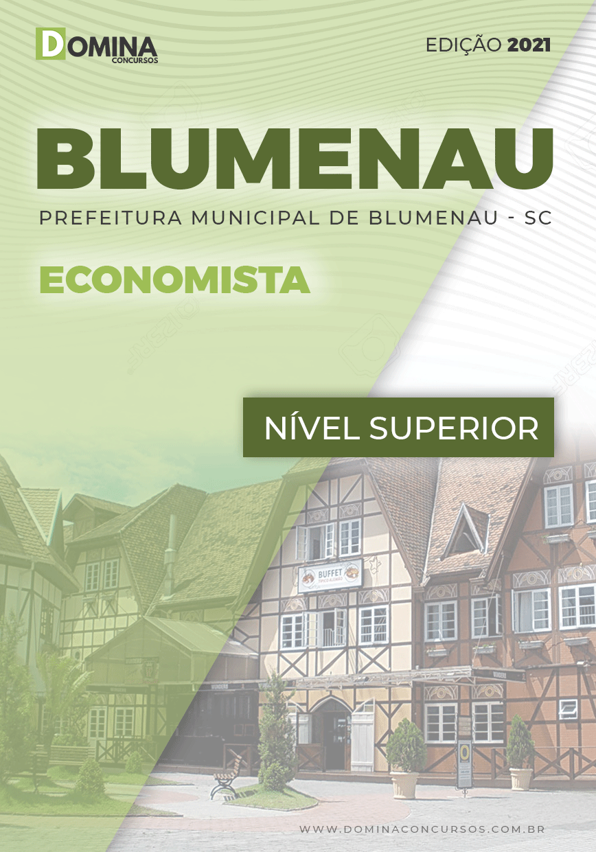 Apostila Concurso Prefeitura Blumenau SC 2022 Economista