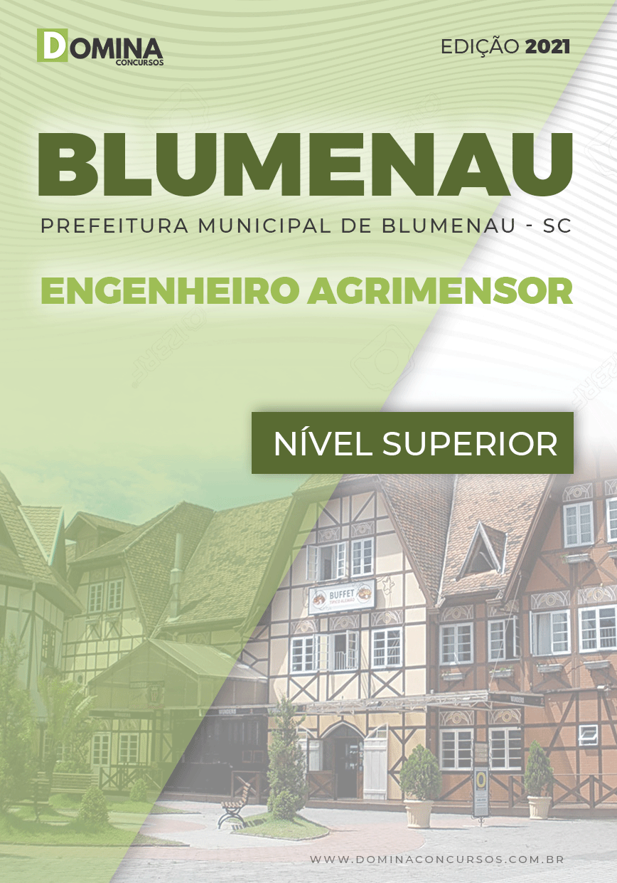 Apostila Concurso Blumenau SC 2022 Engenheiro Agrimensor