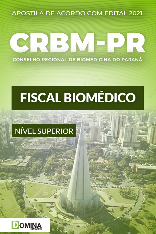 Apostila Concurso CRBM PR 2021 Fiscal Biomédico