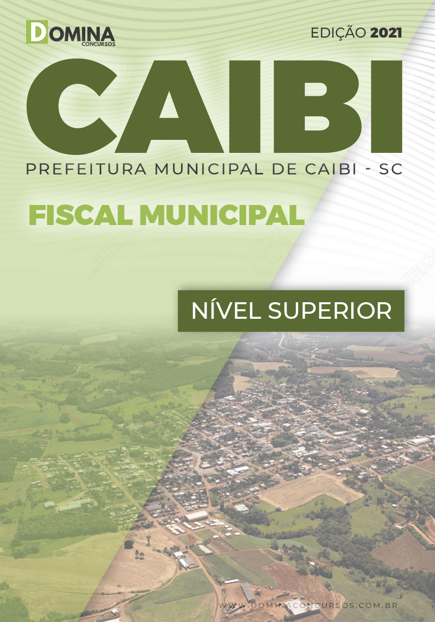 Apostila Concurso Prefeitura Caibi SC 2021 Fiscal Municipal