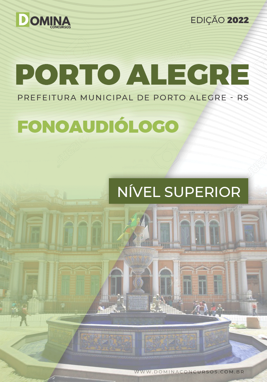 Apostila Concurso Pref Porto Alegre RS 2022 Fonoaudiólogo