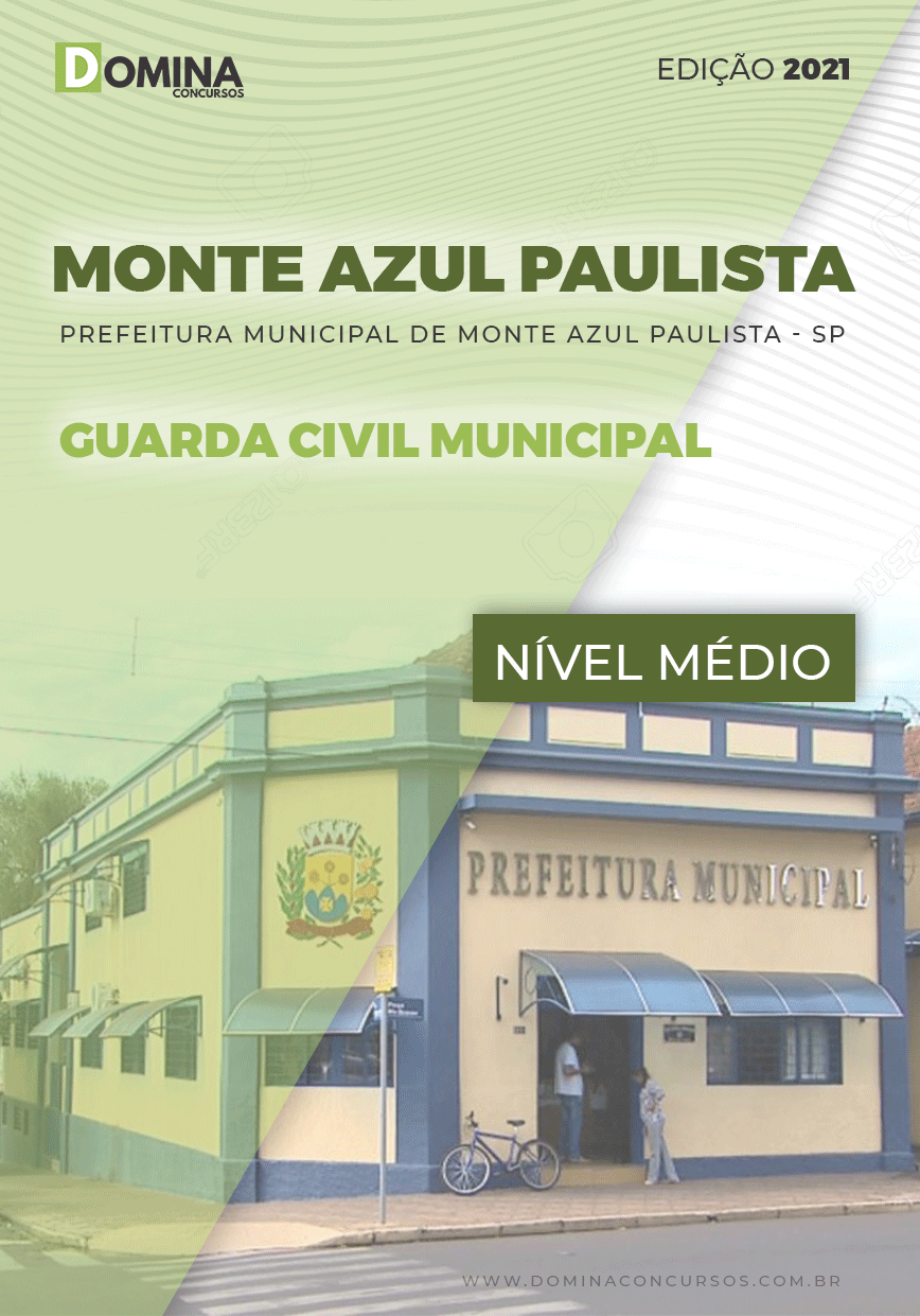 Apostila Monte Azul Paulista SP 2021 Guarda Civil Municipal