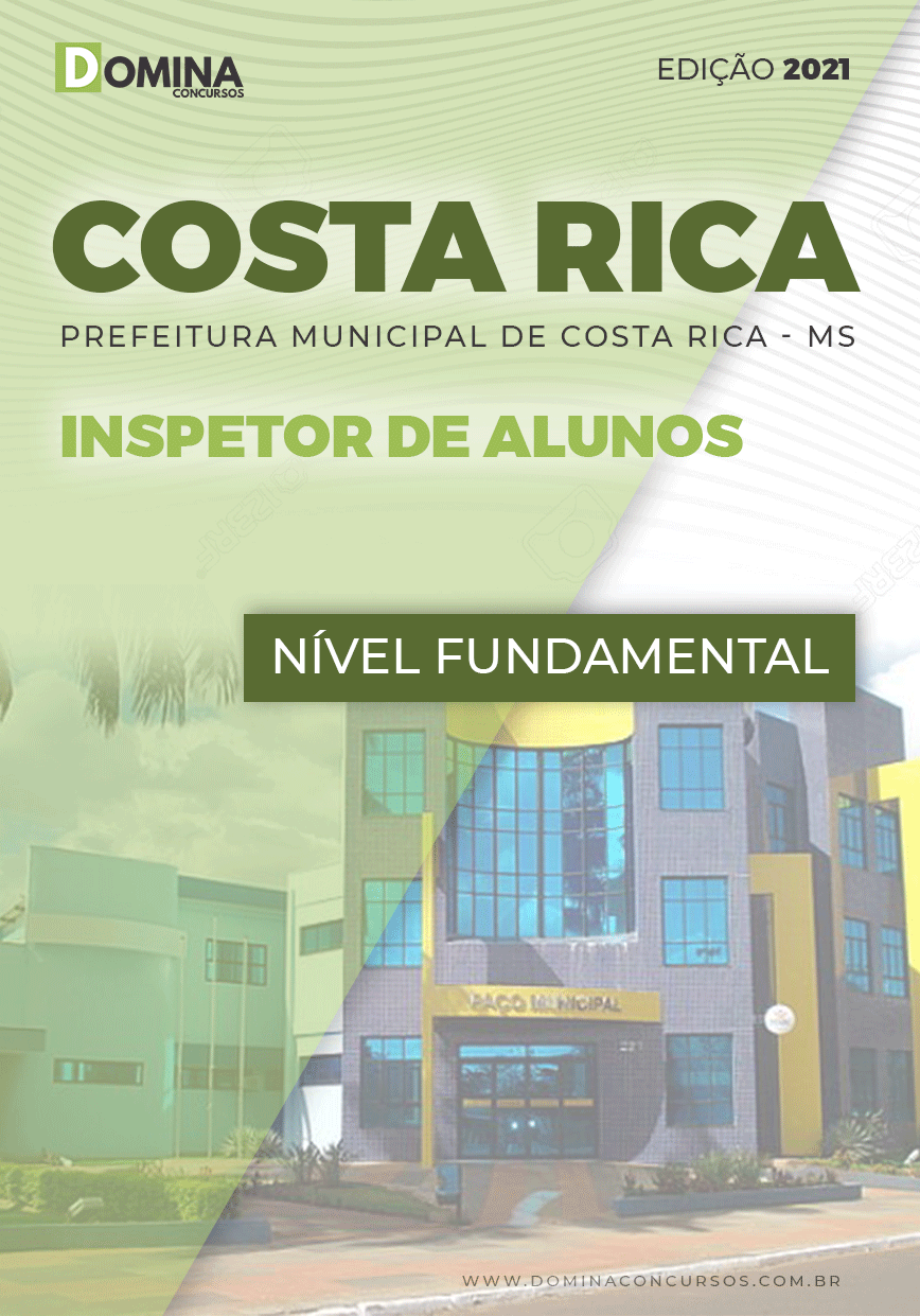 Apostila Concurso Pref Costa Rica MS 2021 Inspetor de Aluno