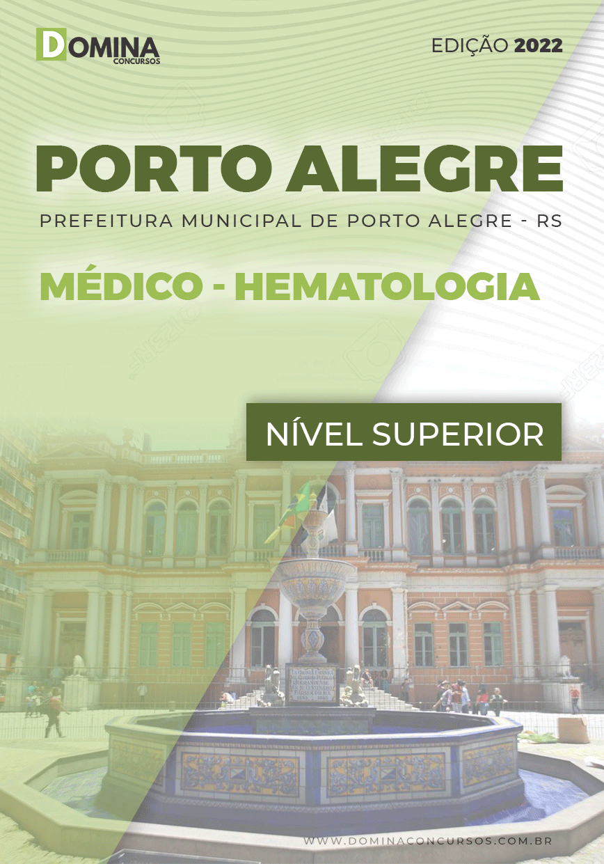 Apostila Pref Porto Alegre RS 2022 Médico Hematologia