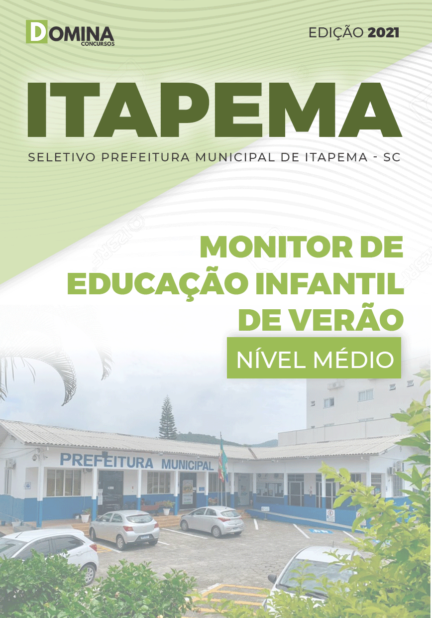 Apostila Itapema SC 2021 Monitor de Educação Infantil de Verão