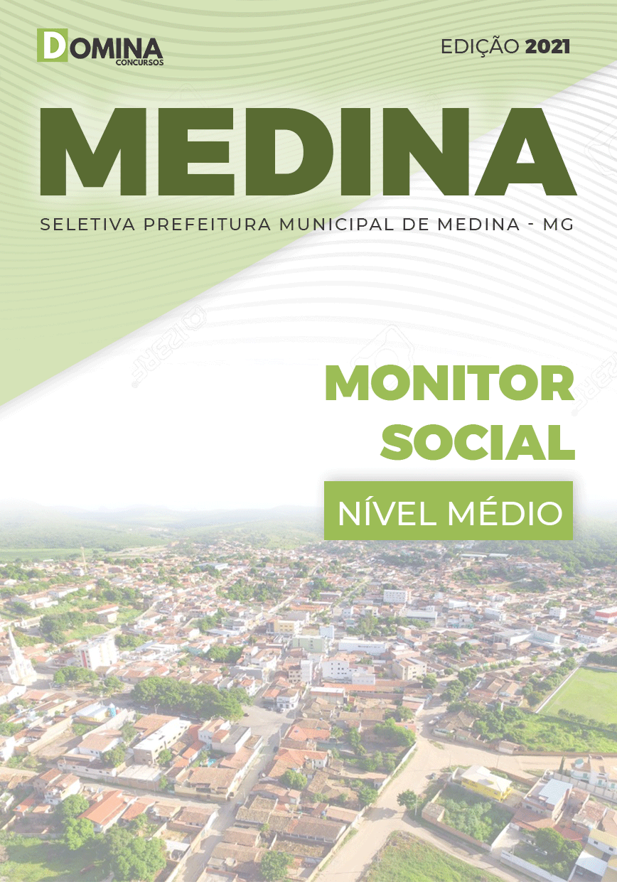 Apostila Seletivo Pref Medina MG 2021 Monitor Social