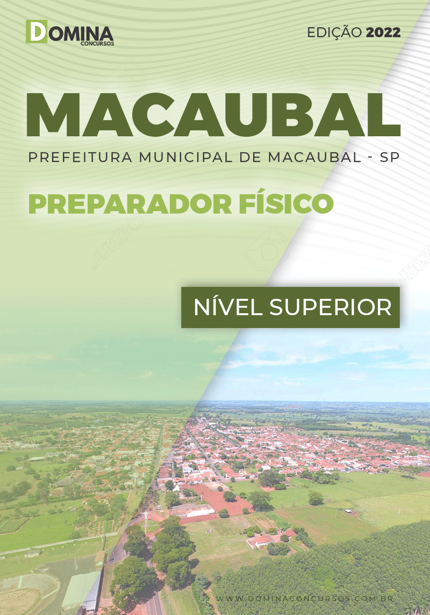 Apostila Concurso Pref Macaubal SP 2022 Preparador Físico