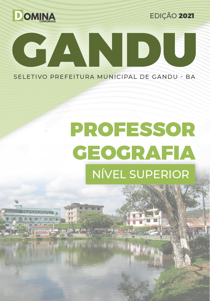 Apostila Seletivo Gandu BA 2021 Professor de Geografia