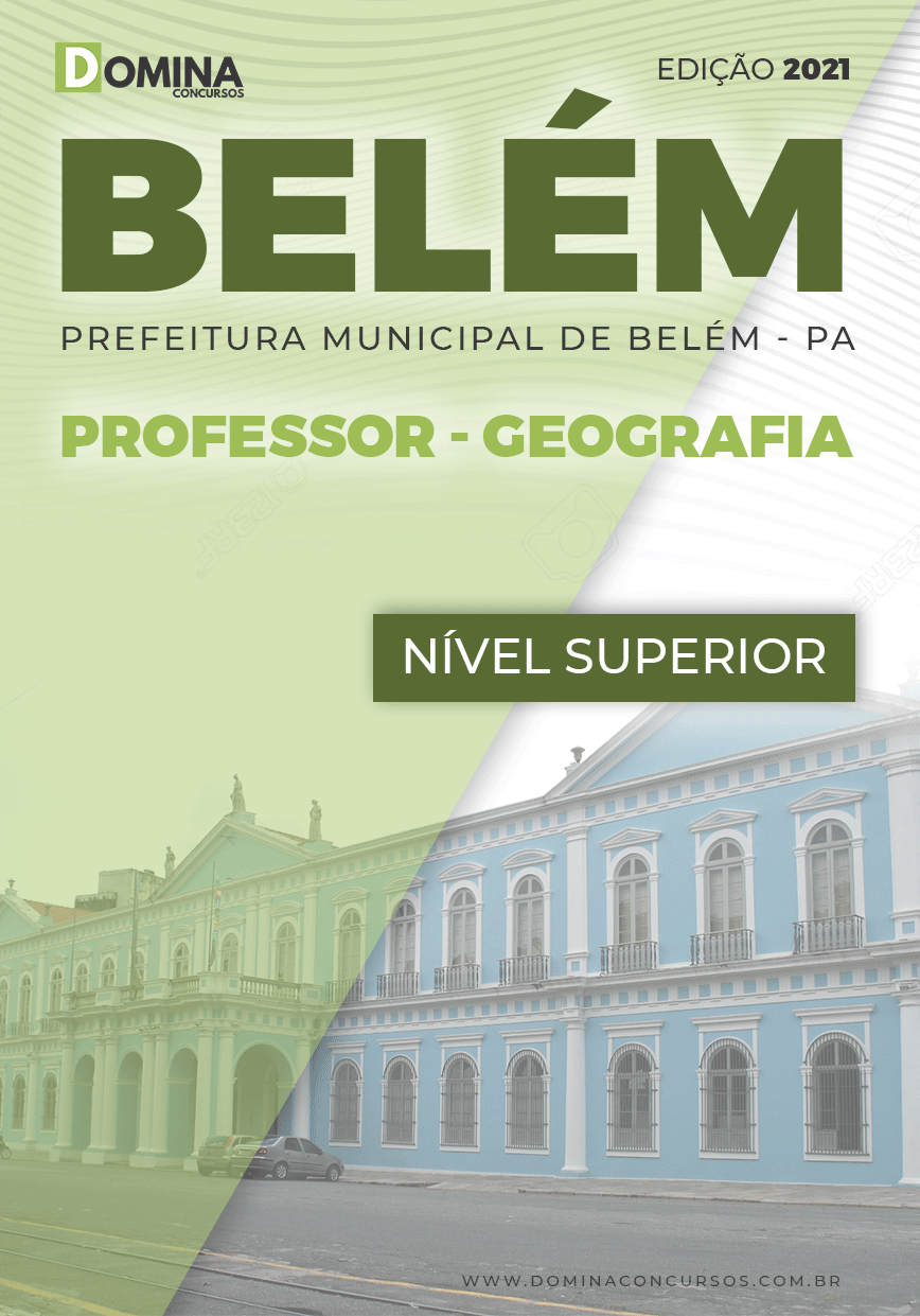 Apostila Concurso Pref Belém PA 2021 Professor Geografia