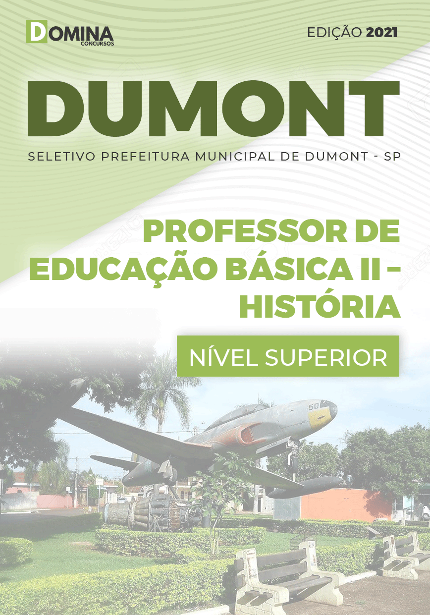 Apostila Pref Dumont SP 2021 Professor Educação II História