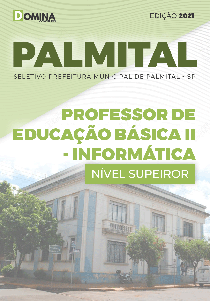 Apostila Pref Palmital SP 2021 Professor II Informática