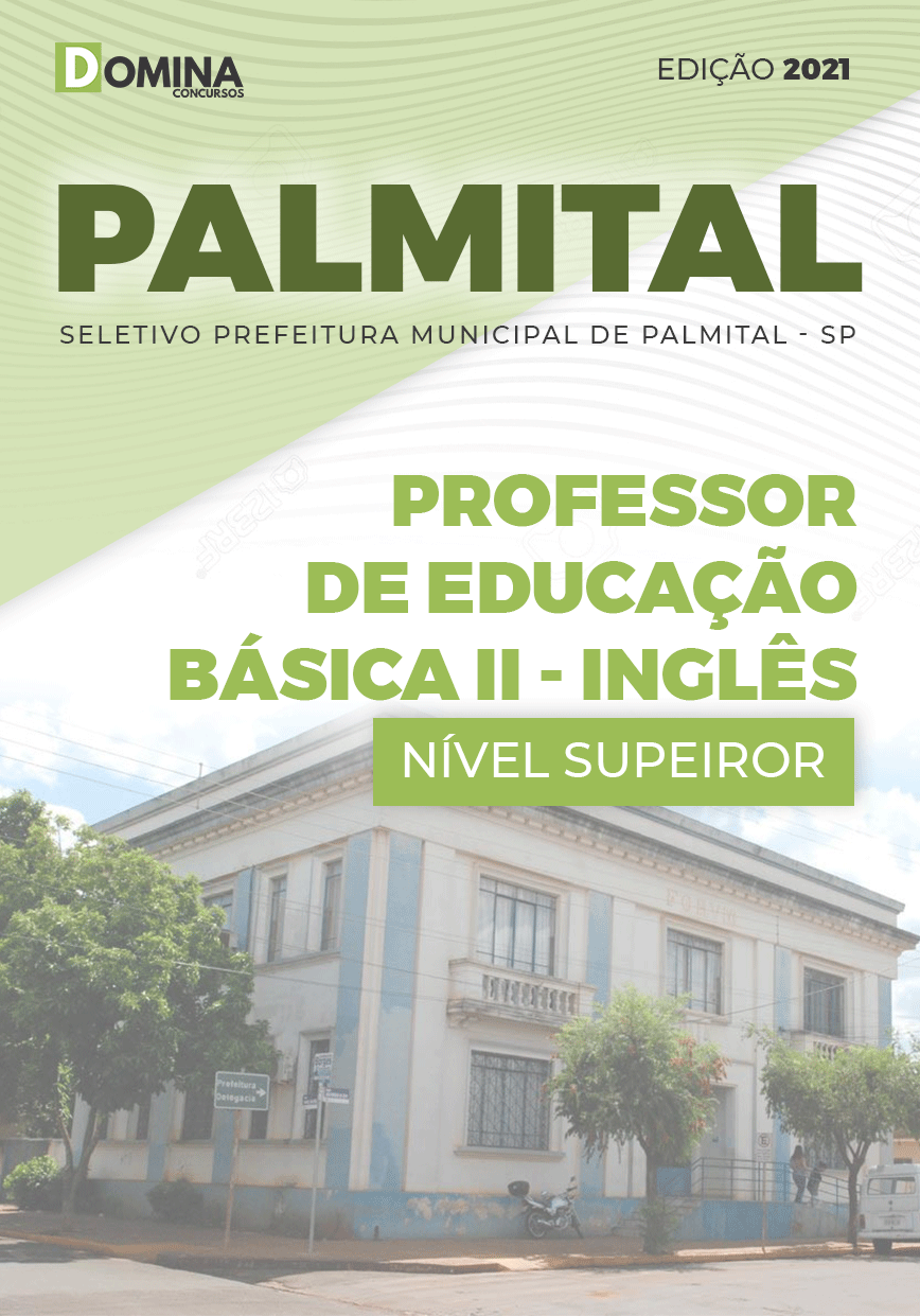 Apostila Seletivo Pref Palmital SP 2021 Professor II Inglês