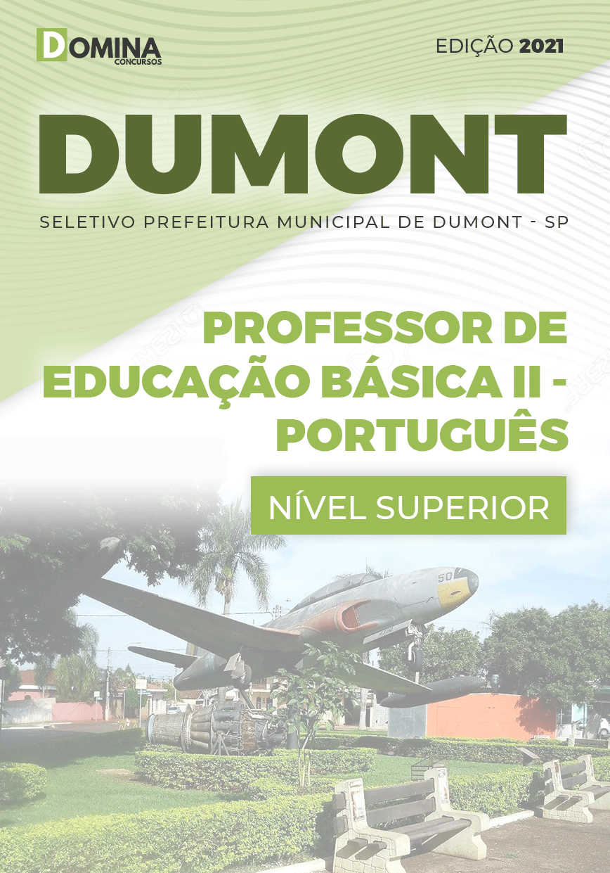 Apostila Pref Dumont SP 2021 Professor II Português