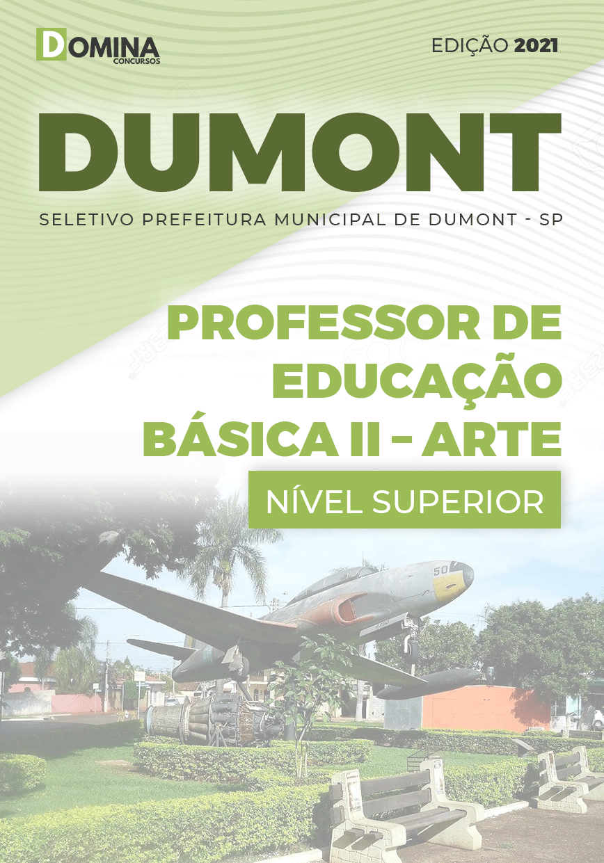 Apostila Pref Dumont SP 2021 Professor Educação II Arte