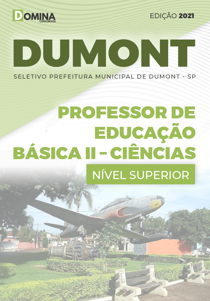 Apostila Pref Dumont SP 2021 Professor Educação II Ciências