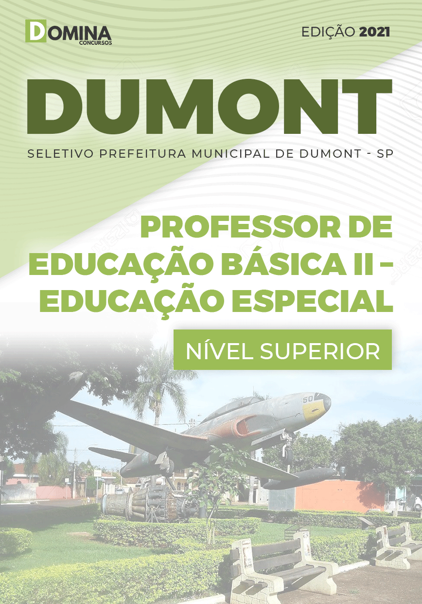 Apostila Pref Dumont SP 2021 Professor II Educação Especial