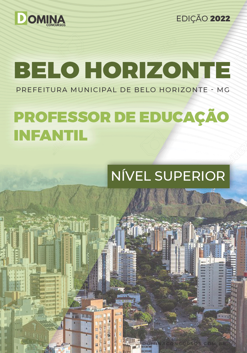 Apostila Belo Horizonte 2022 Professor de Educação Infantil