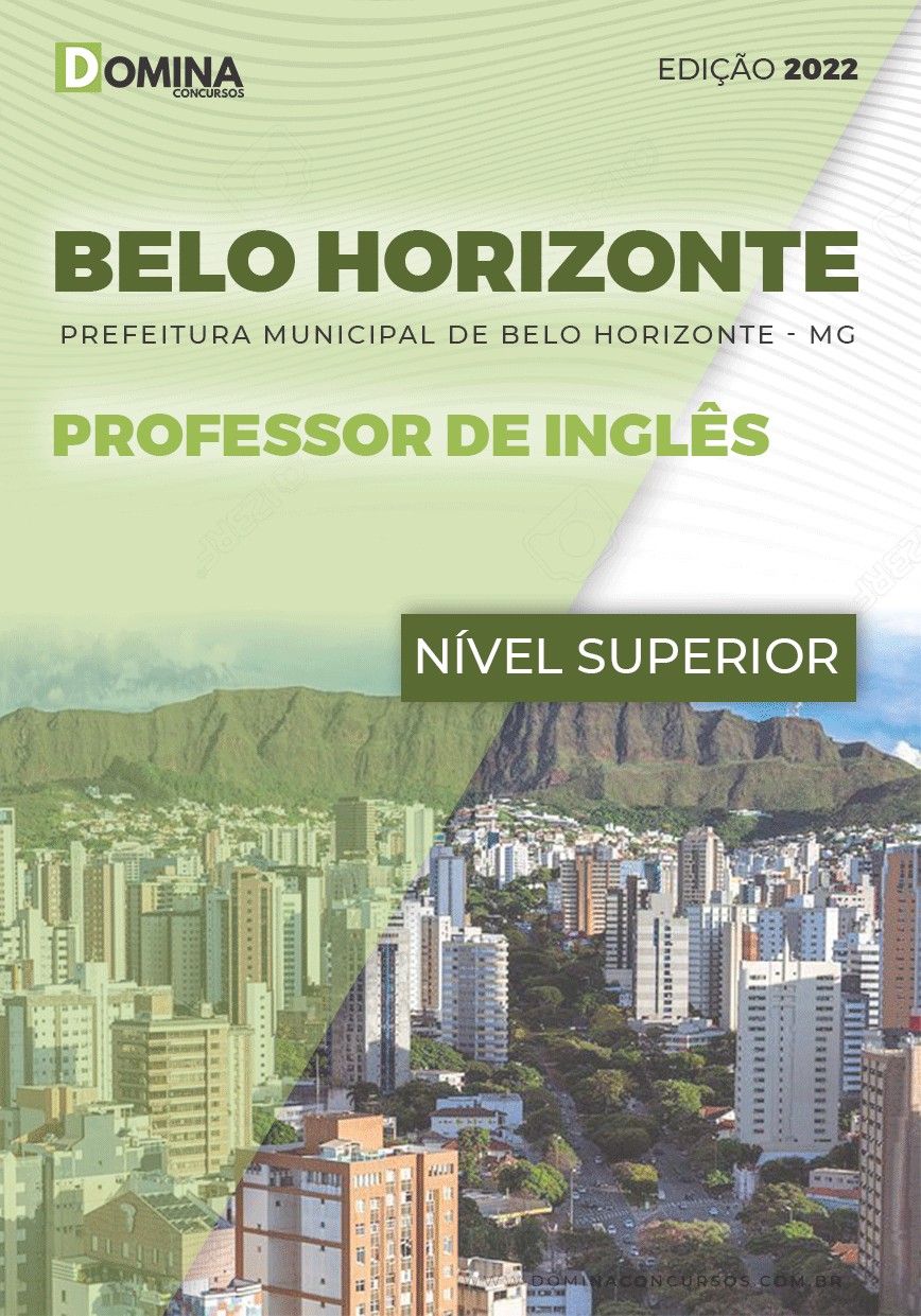 Apostila Concurso Belo Horizonte 2022 Professor de Inglês