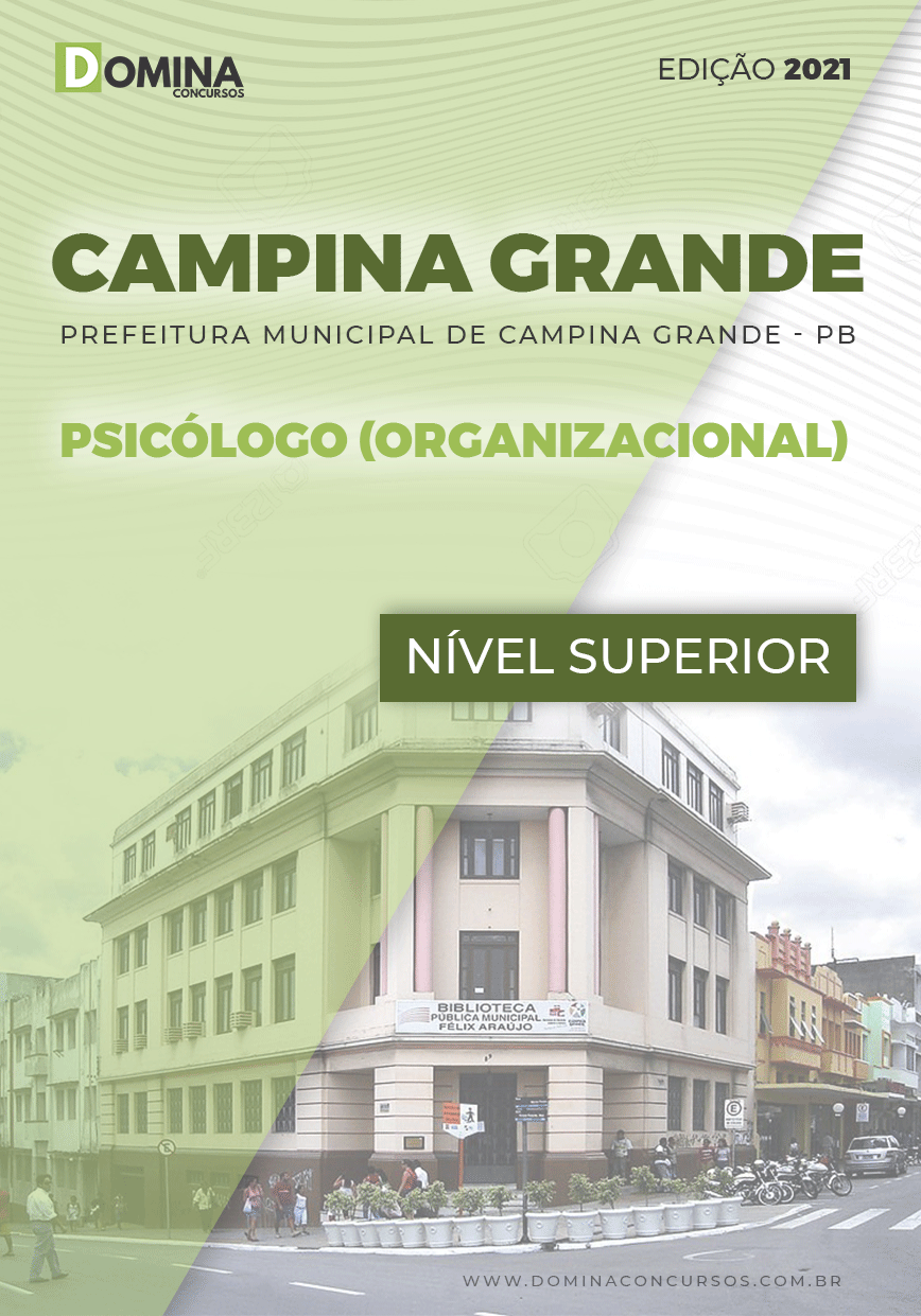 Apostila Pref Campina Grande PB 2021 Psicólogo Organizacional