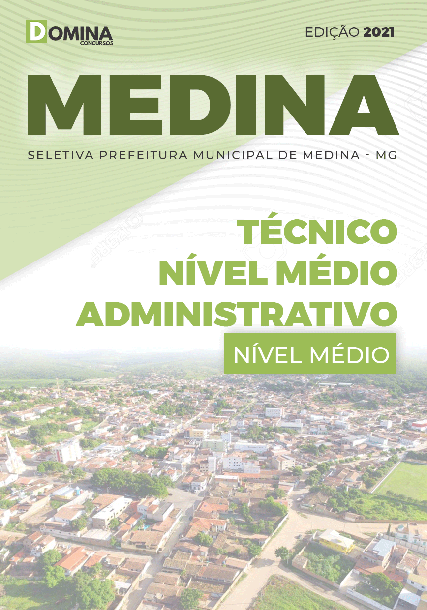 Apostila Pref Medina MG 2021 Técnico Administrativo
