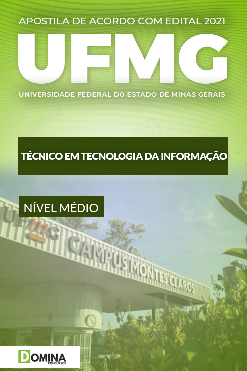 Apostila UFMG 2021 Técnico em Tecnologia da Informação