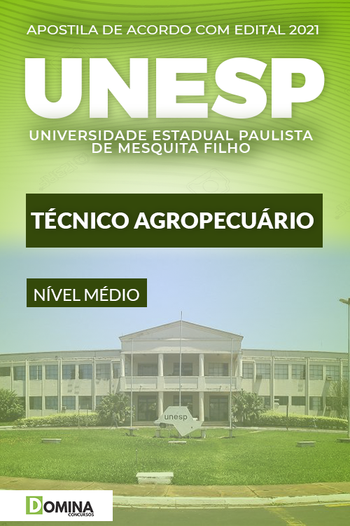 Apostila Concurso UNESP UEDR 2022 Técnico Agropecuário