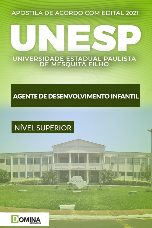 Apostila UNESP UJCA 2022 Agente de Desenvolvimento Infantil