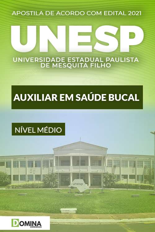 Apostila Concurso UNESP UNAR 2022 Auxiliar em Saúde Bucal