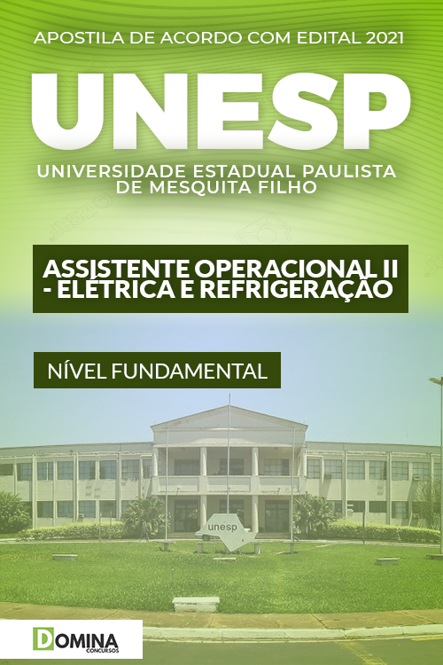 Apostila UNESP UNPP 2022 Assistente II Elétrica e Refrigeração
